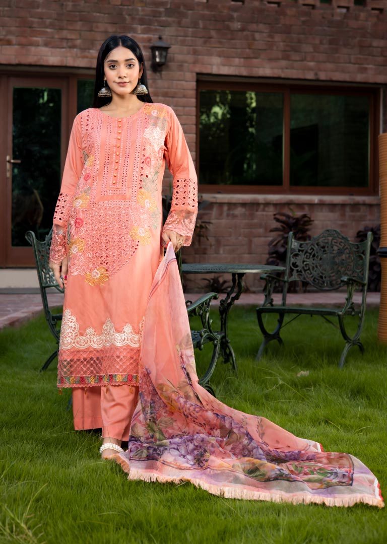  Viscose Chikankari Dress