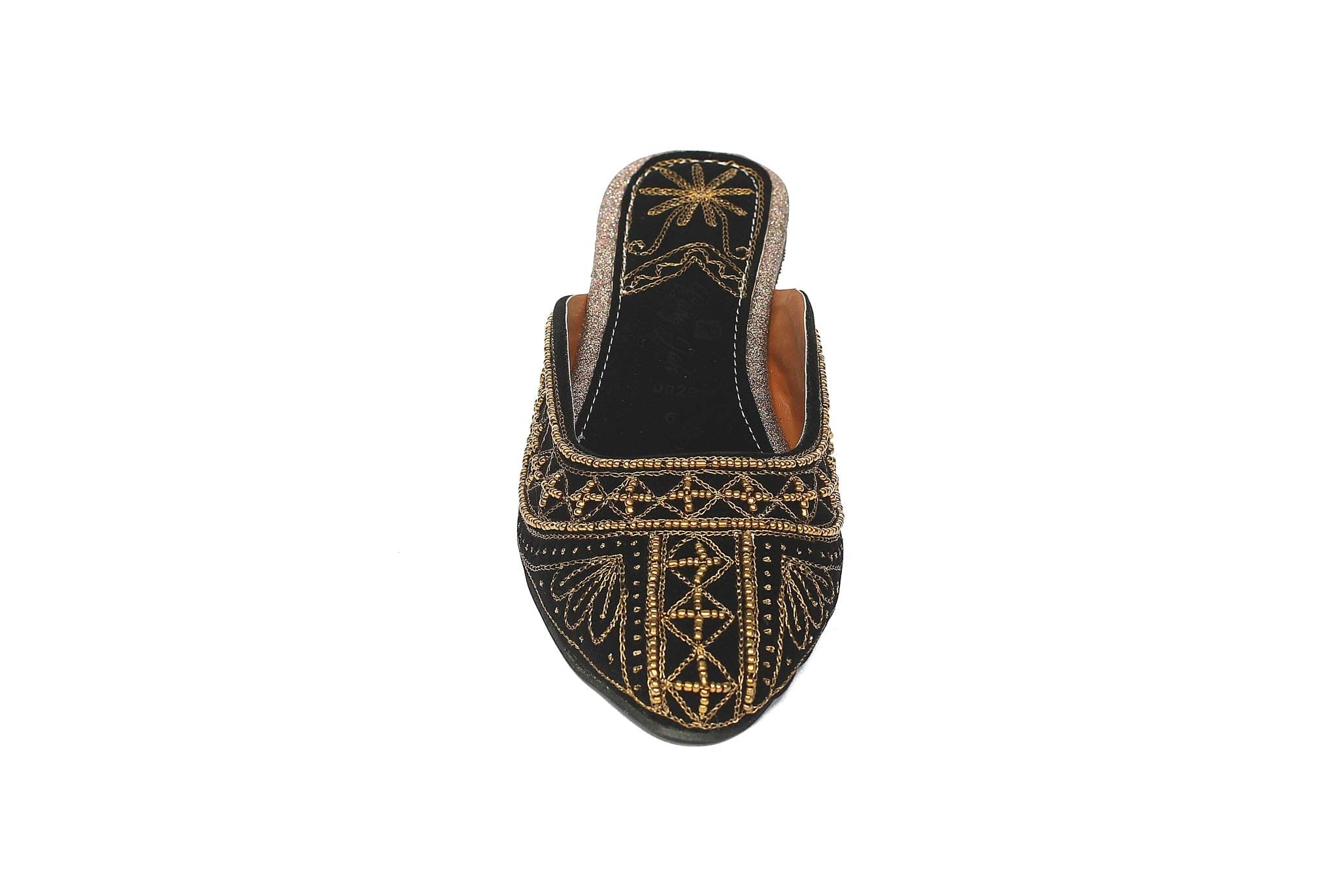 Black Color Ethnic Khusa-RS23 - Rang Jah