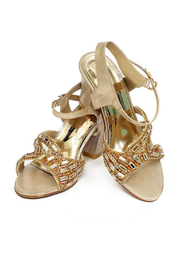 Fawn Color Formal Sandals-RS32 - Rang Jah