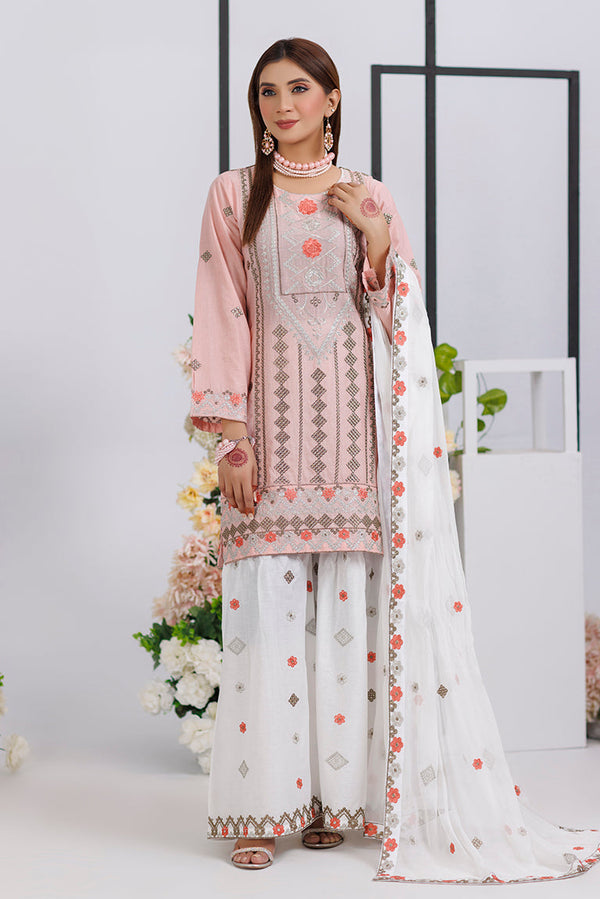 Lawn Sharara Dress