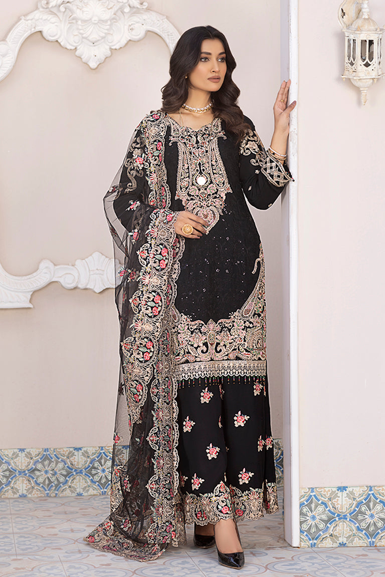 Chiffon Sharara Dress