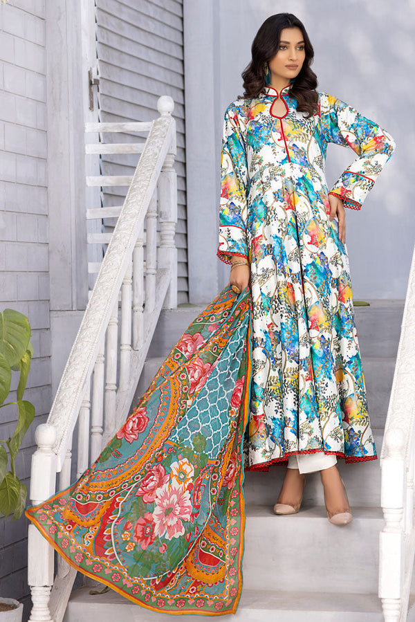 Readymade Digital Printed Suit By Simran - Rang Jah