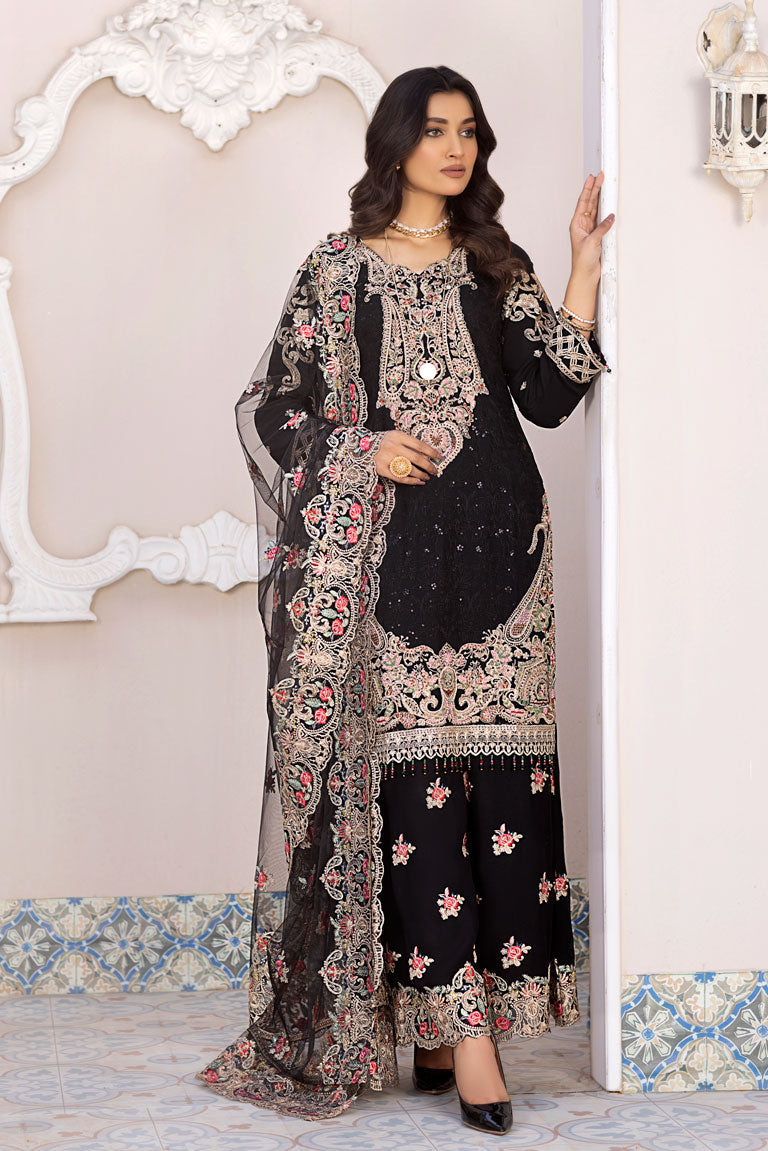 Chiffon Sharara Dress