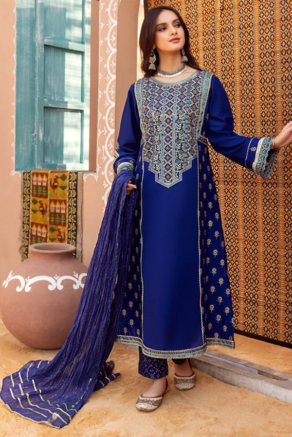 Blue Pakistani Eid Dress