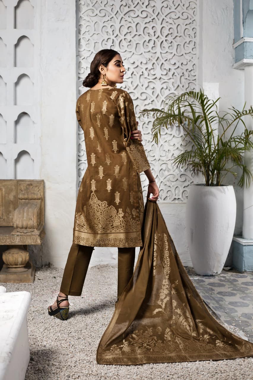 Readymade Broshia Jacquard Suit-DF27 - Rang Jah