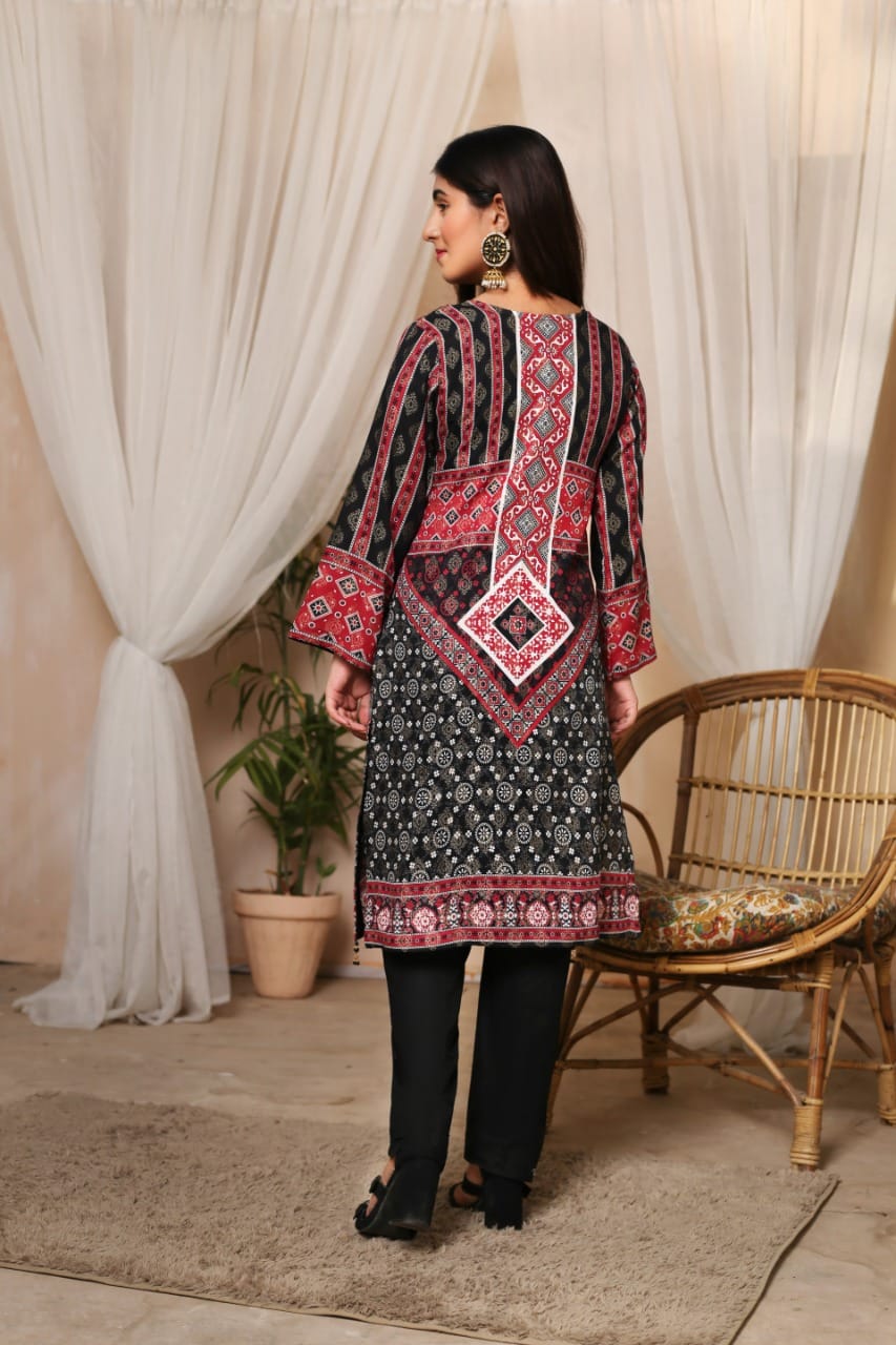 Readymade Broshia  Jacquard Kurti -RJ001 - Rang Jah