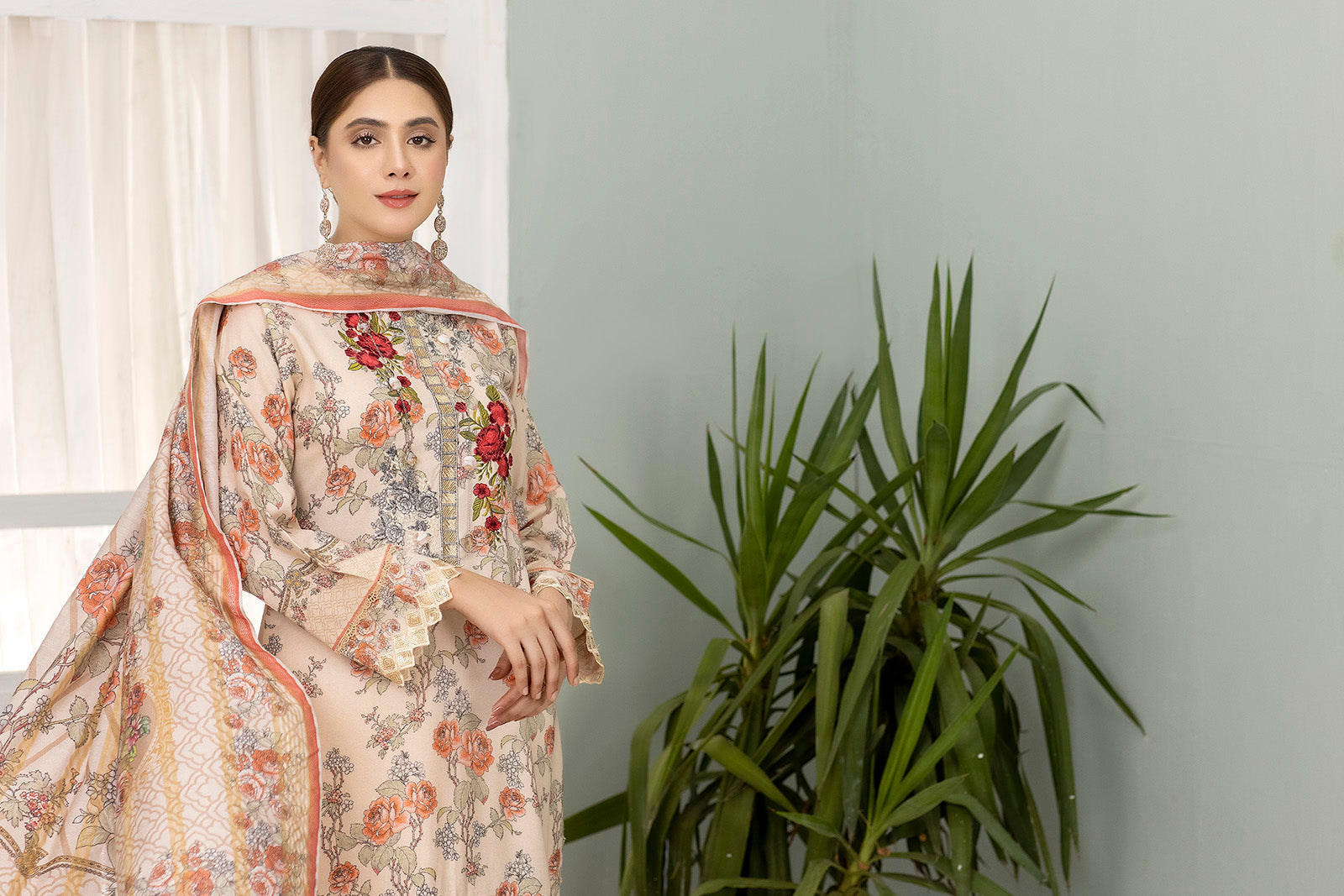 Readymade Luxury Casual Dhanak Dress
