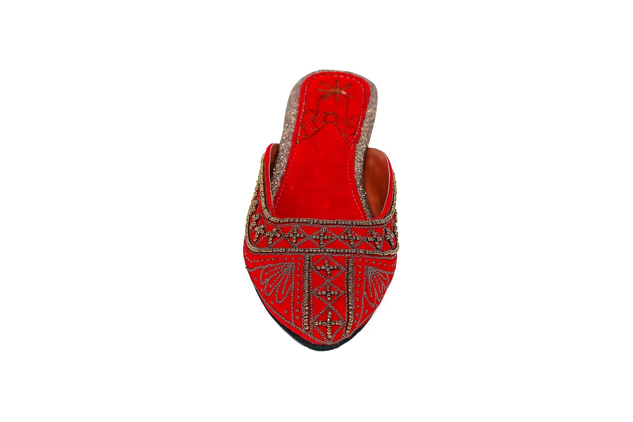 Red Color Ethnic Khusa-RS22