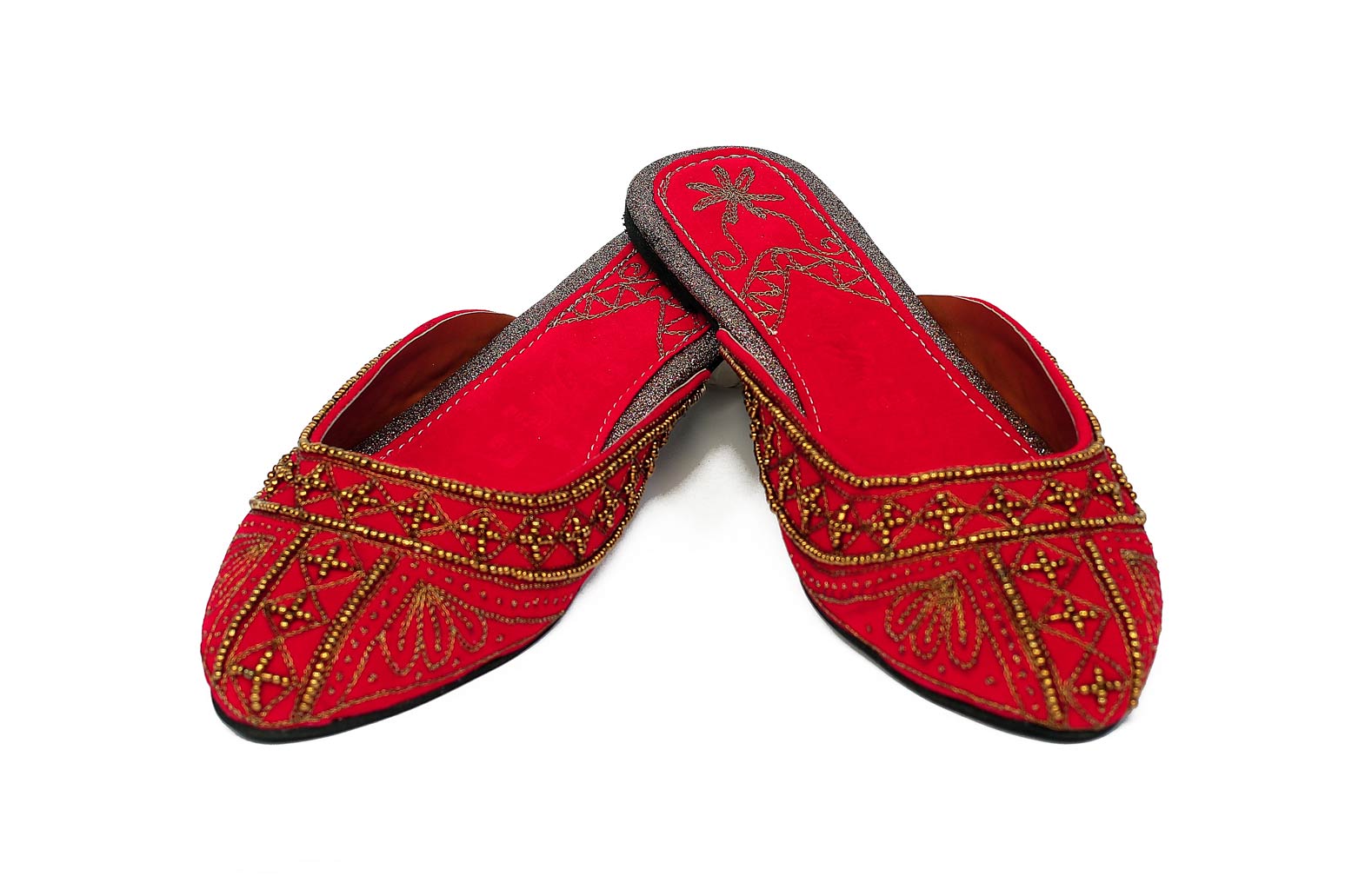 Red Color Ethnic Khusa-RS22