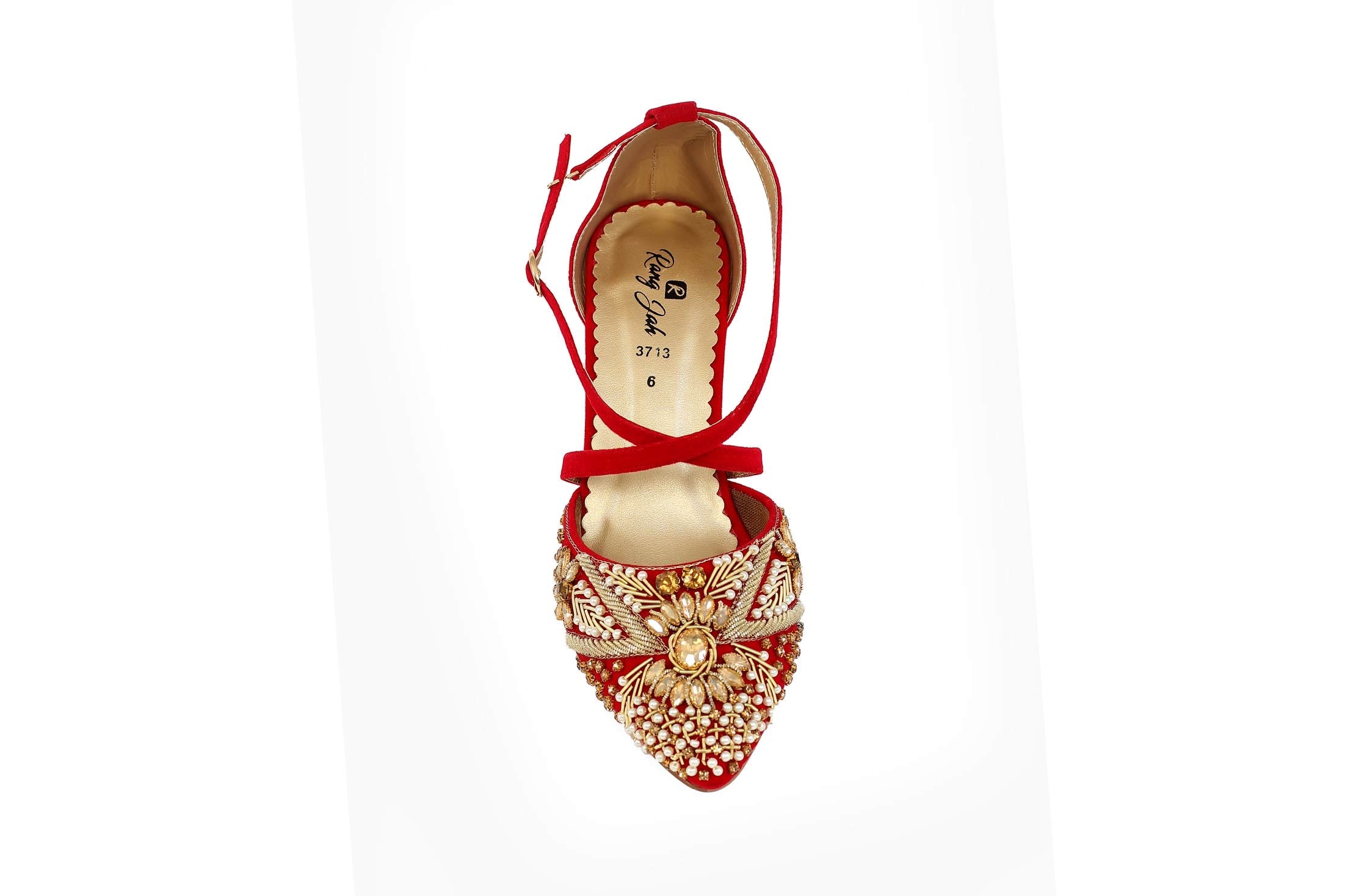 Red Color Formal Sandals-RS29
