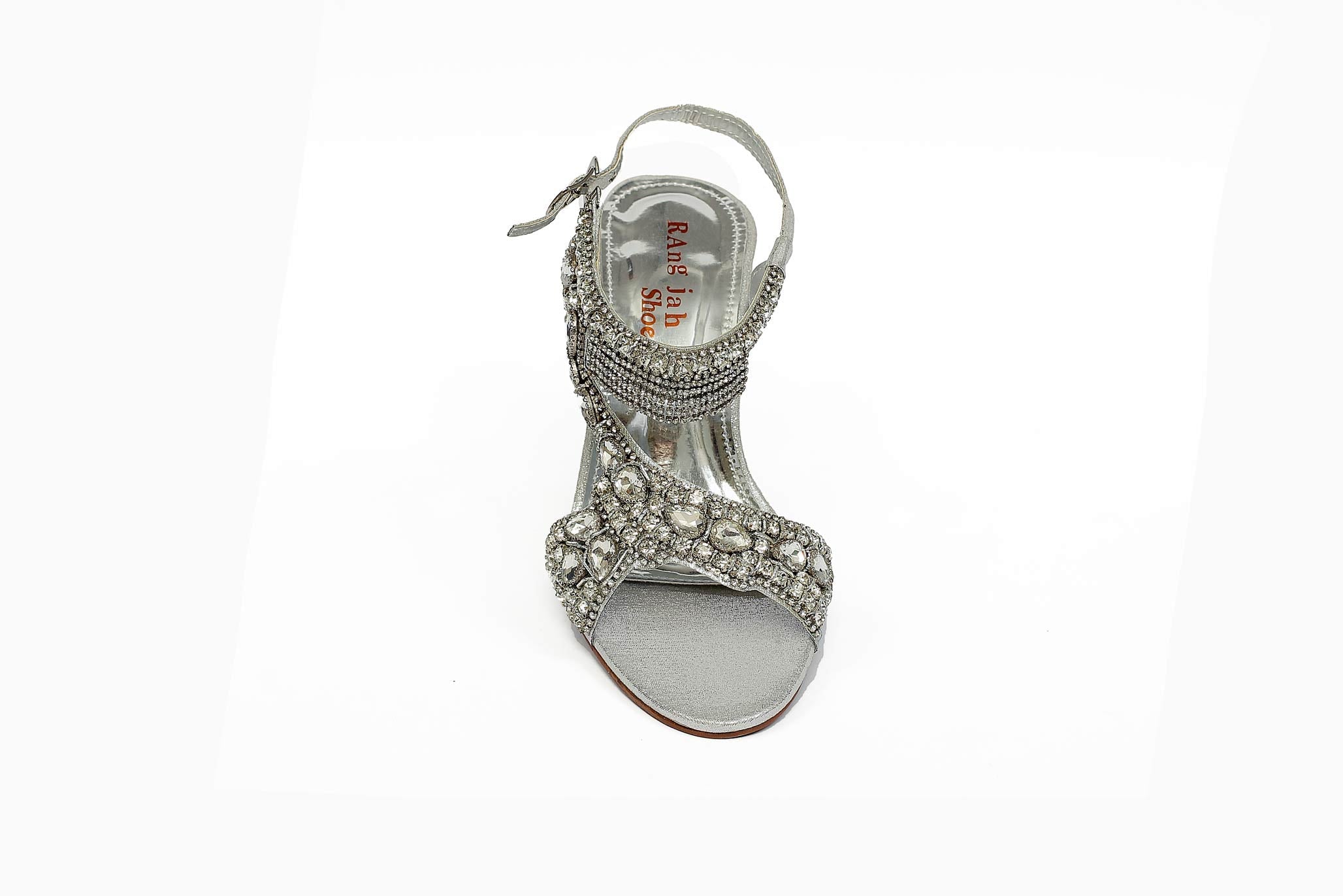 Silver Color Formal Sandals-RS14 - Rang Jah