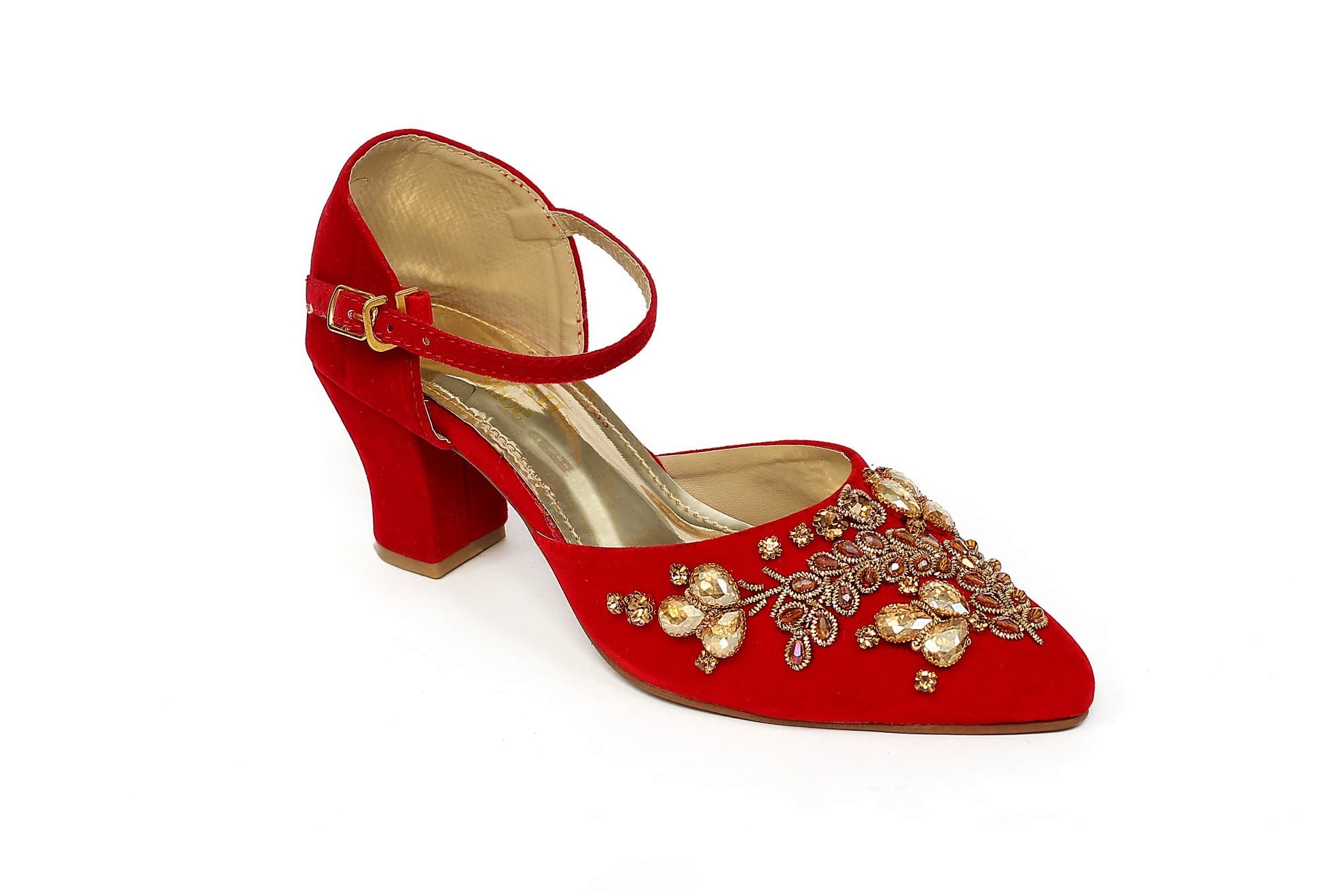 Red Color Formal Sandals-RS16
