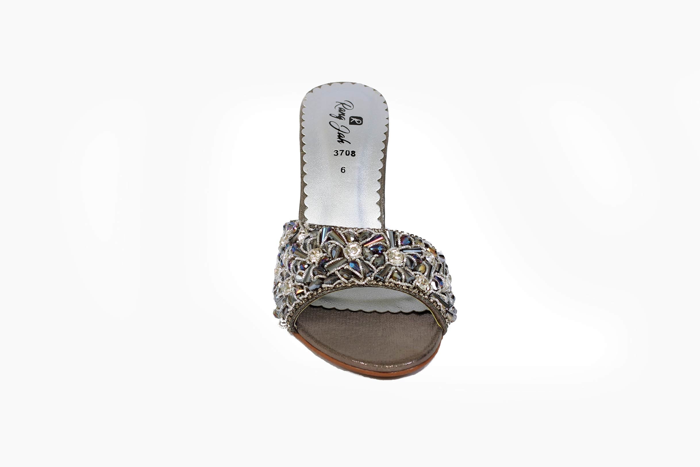 Silver Color Fancy Slippers-RS15