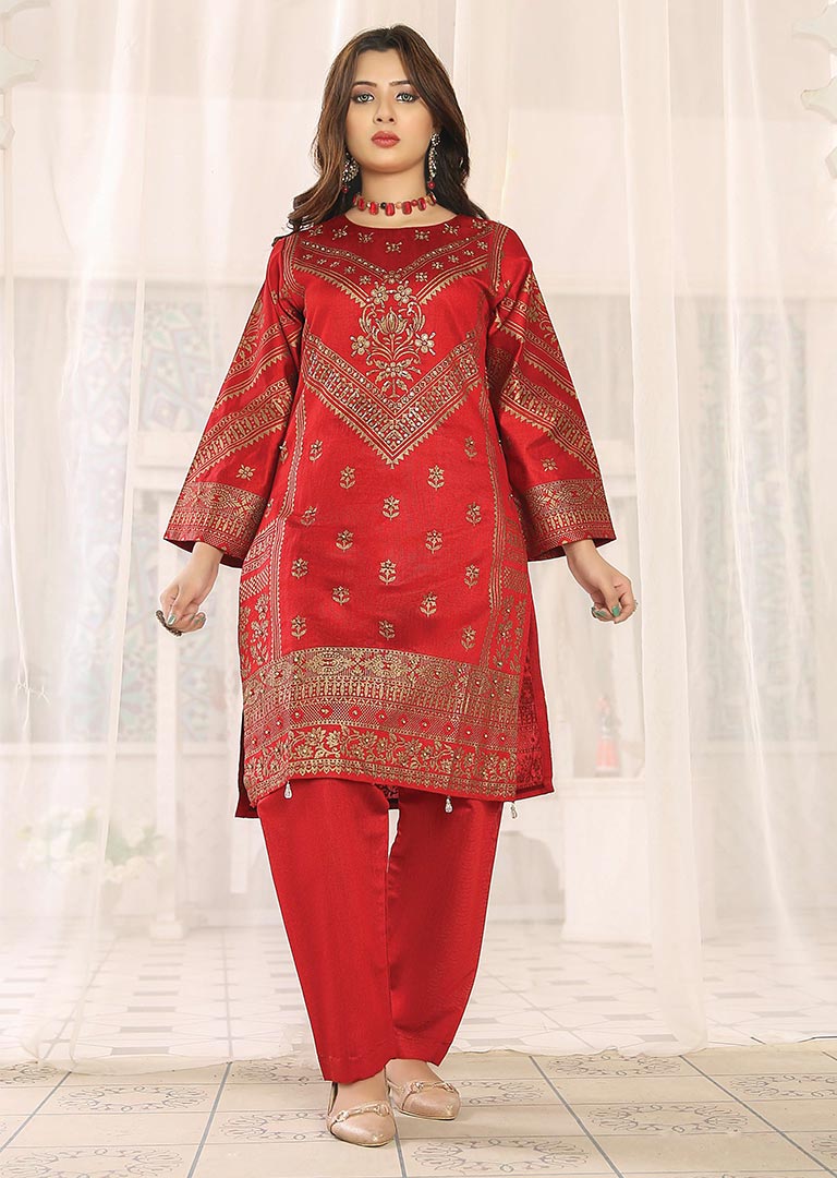 Readymade 2pcs Printed Suit By Casualite-QM3 - Rang Jah